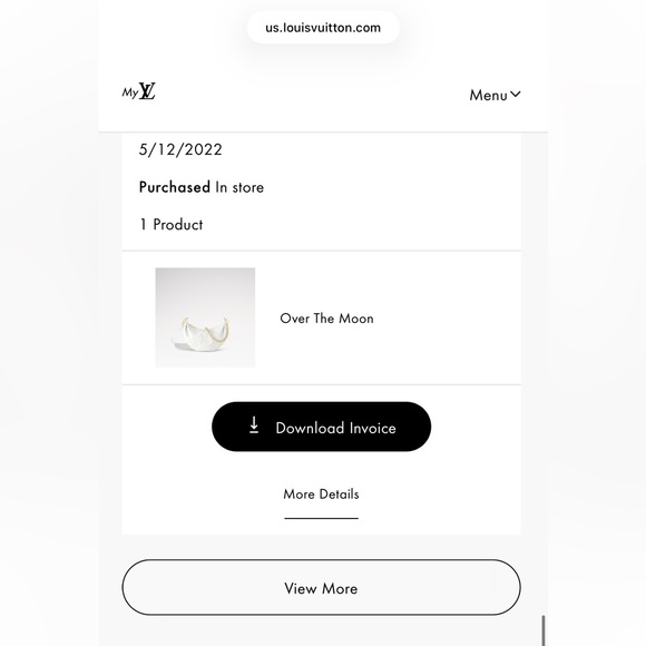 Louis Vuitton Over The Moon Bag Bubblegram Leather - Picture 5 of 5